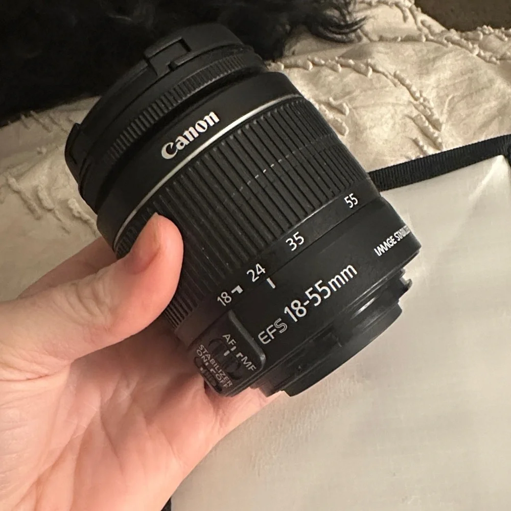 Canon Black EFS 18-55mm Zoom Lens